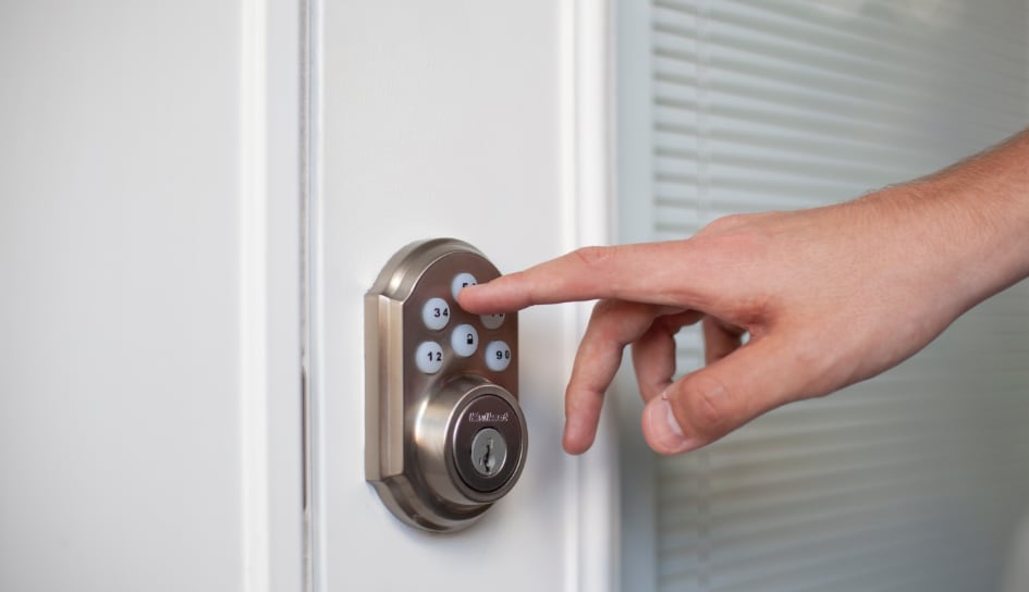 ADT smartlock on a Toledo home